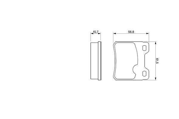 Set placute frana