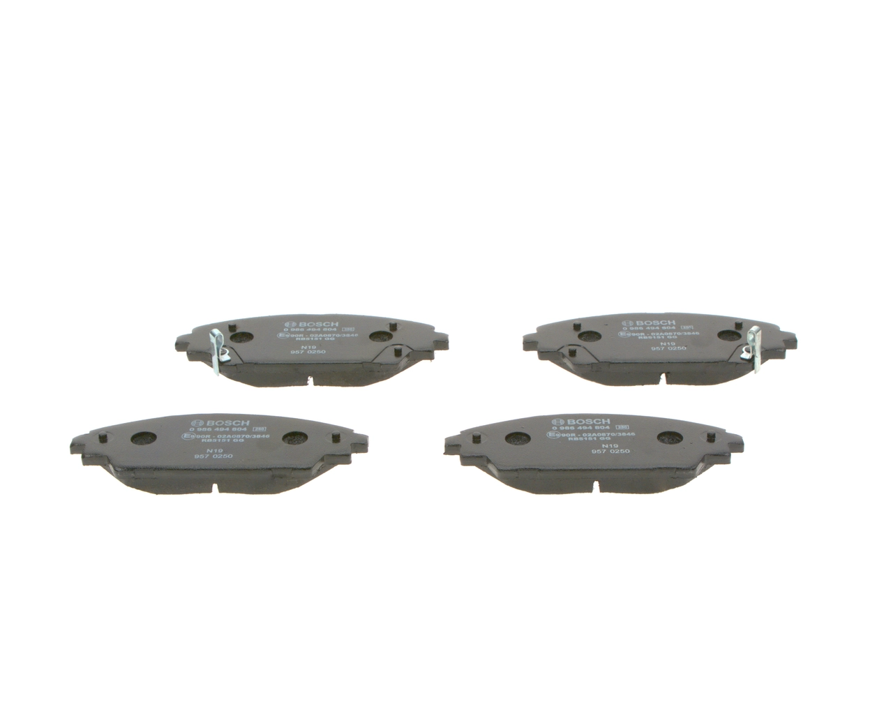 Set placute frana
