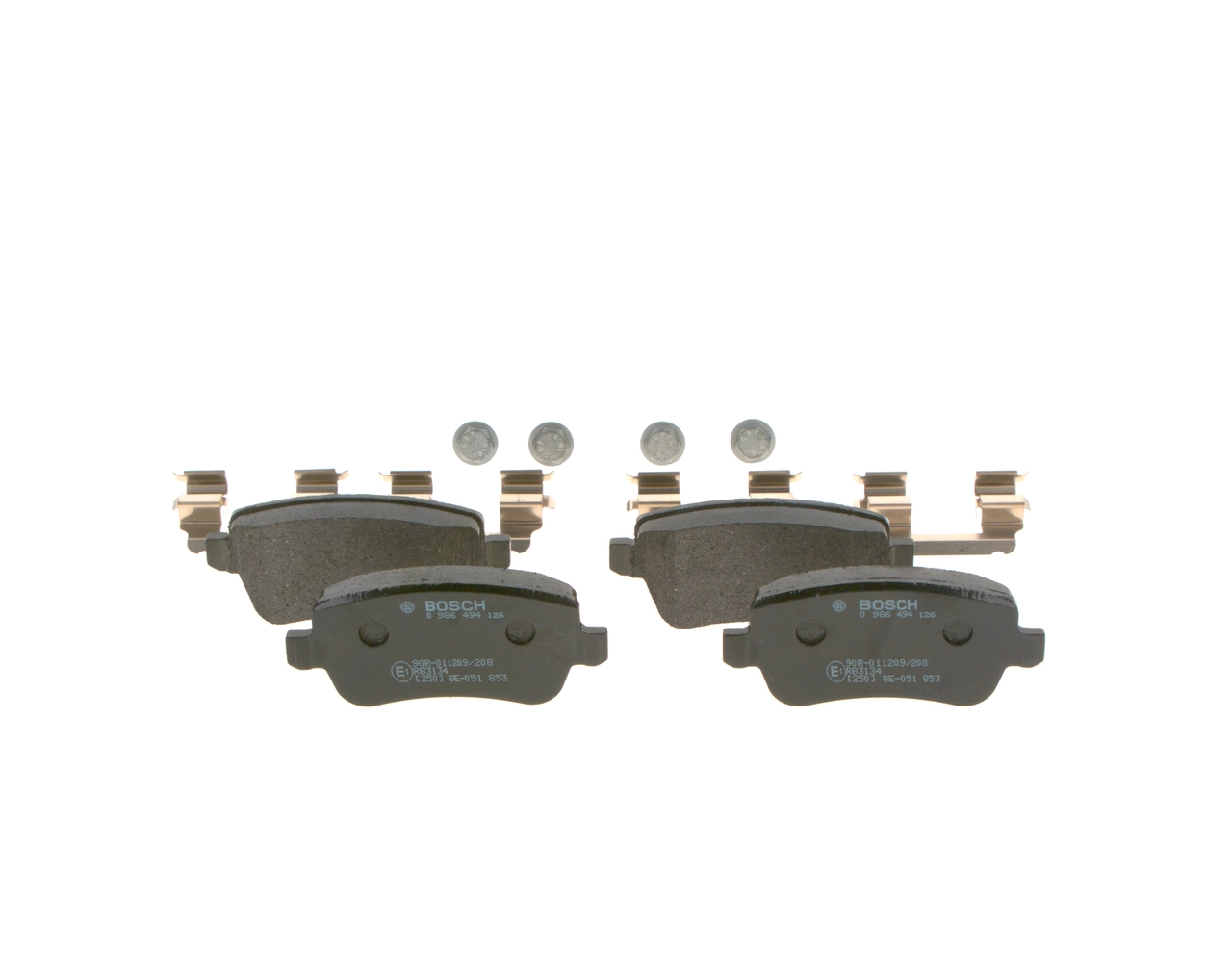Set placute frana