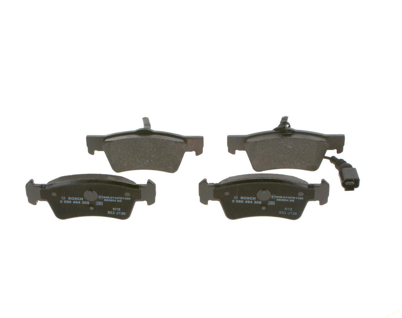 Set placute frana