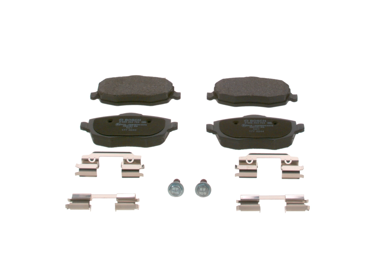 Set placute frana
