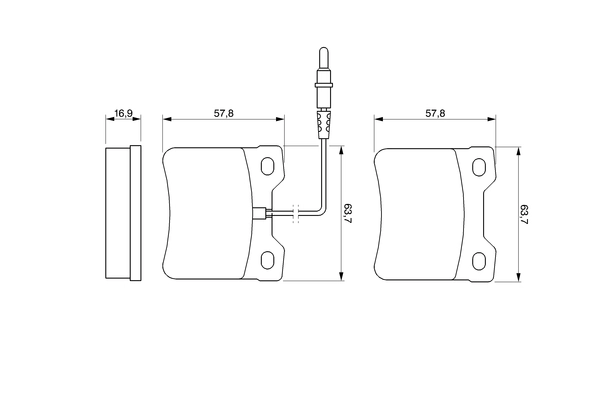 Set placute frana