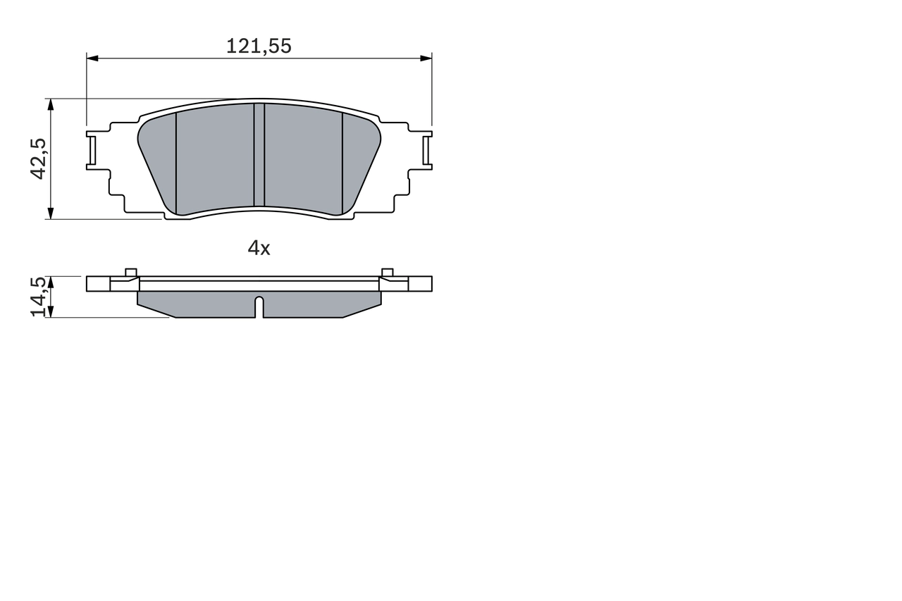 Set placute frana