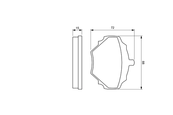 Set placute frana