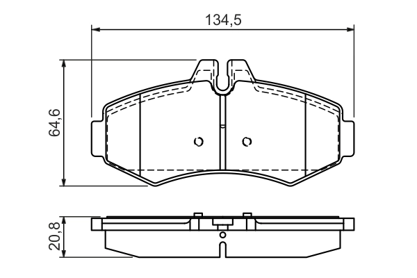 Set placute frana