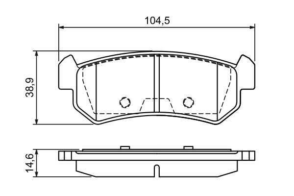 Set placute frana