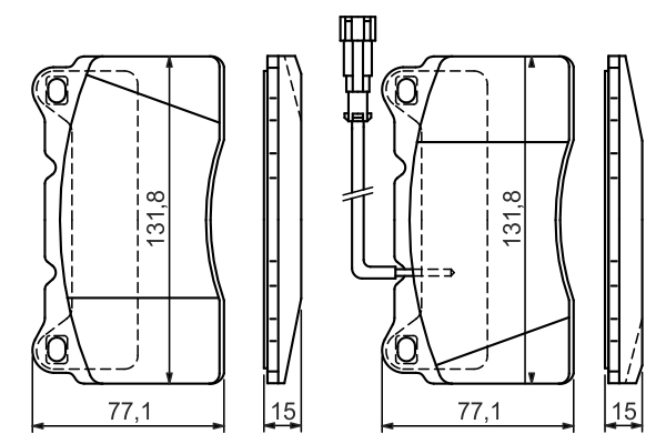 Set placute frana