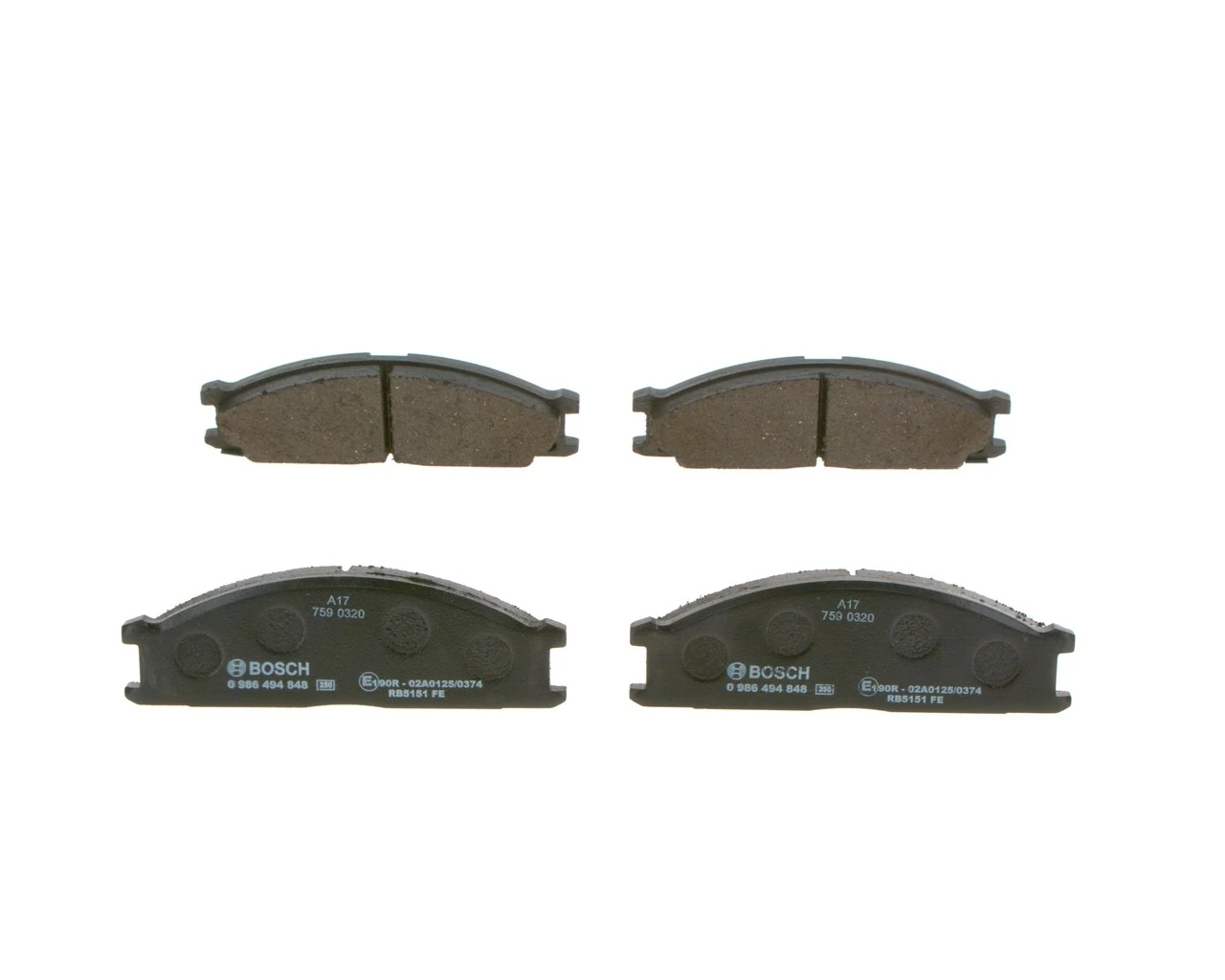 Set placute frana