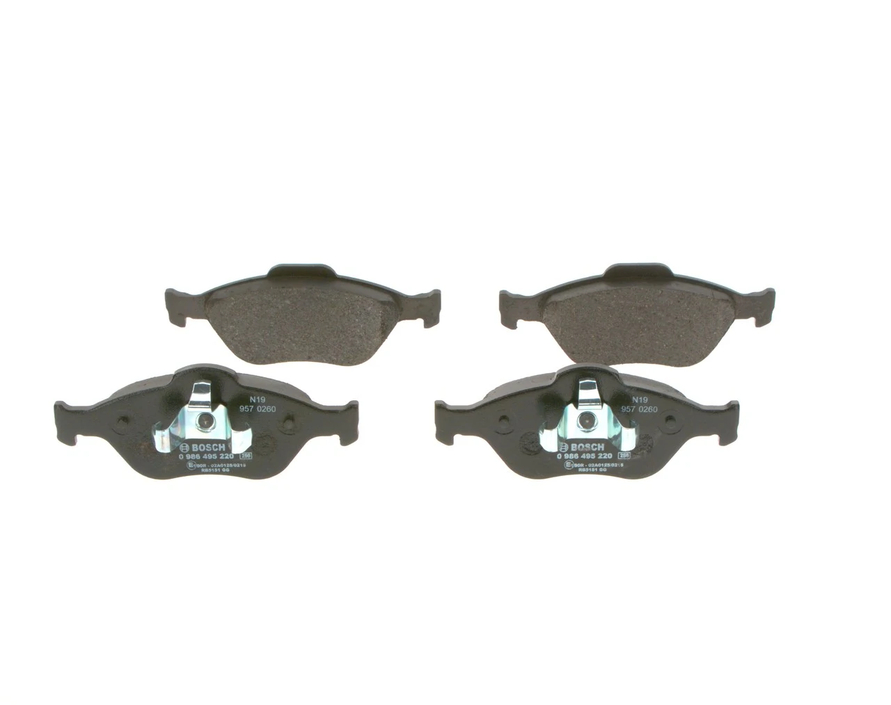 Set placute frana