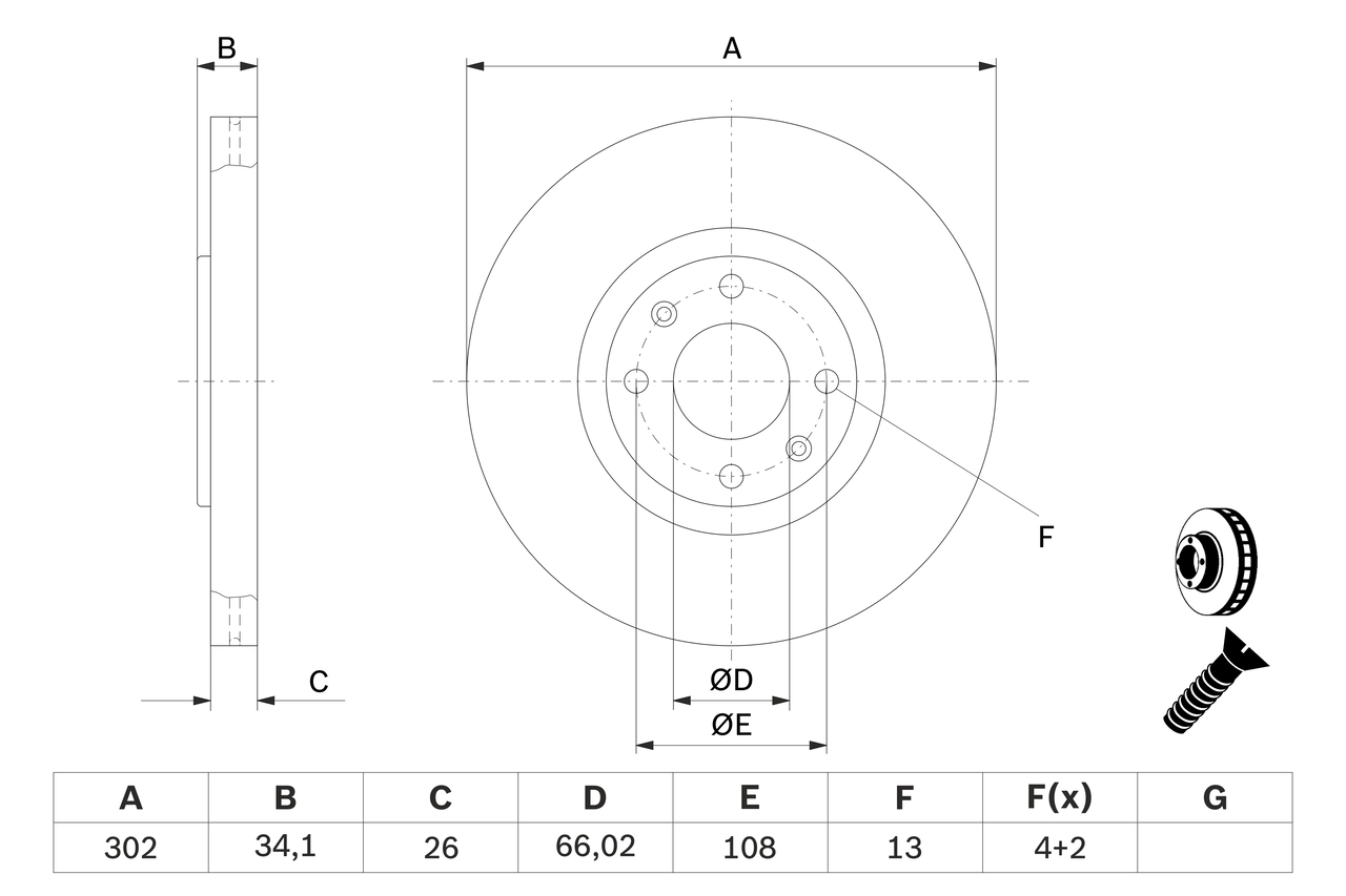 Disc frana