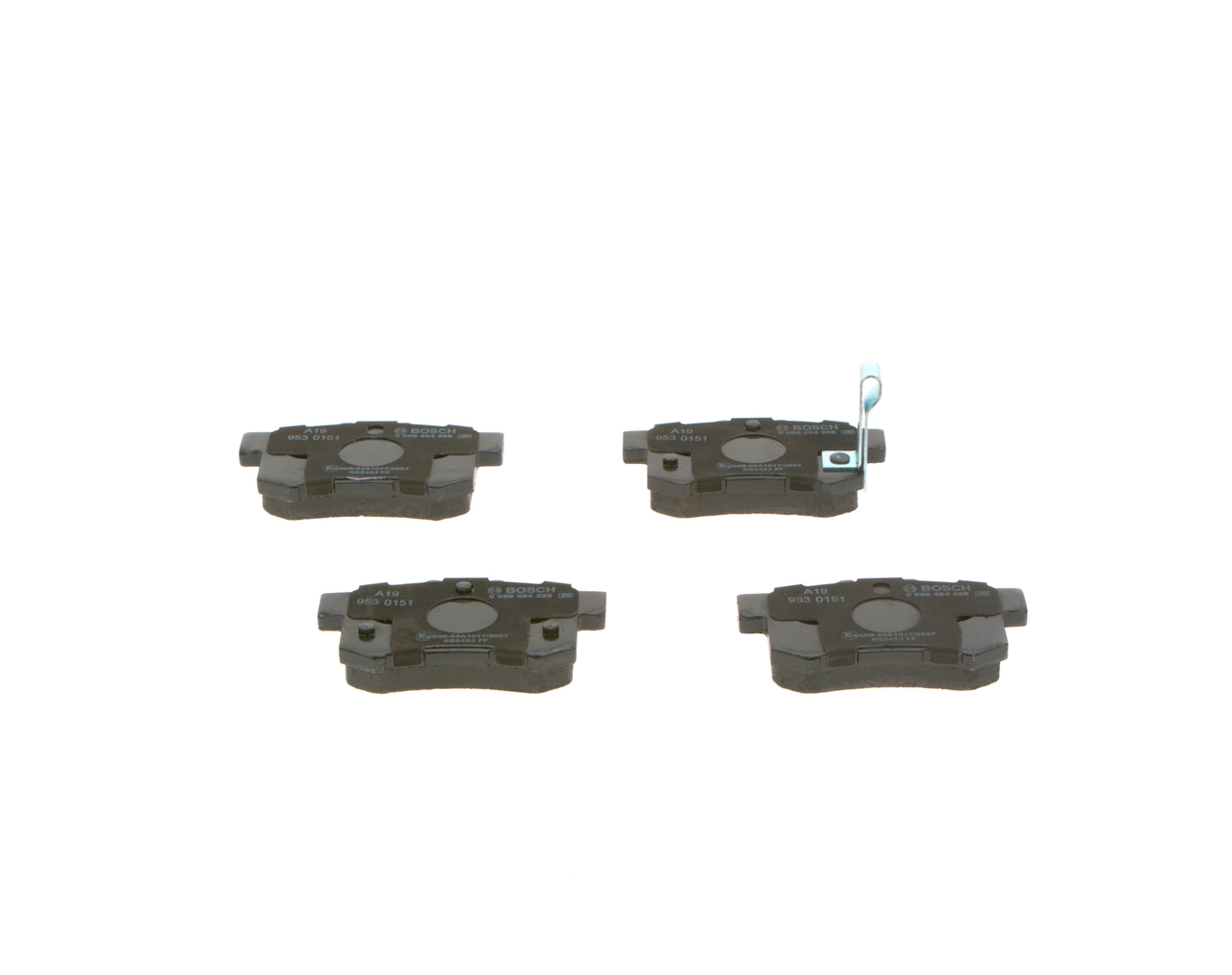 Set placute frana