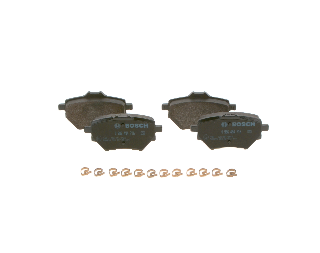 Set placute frana