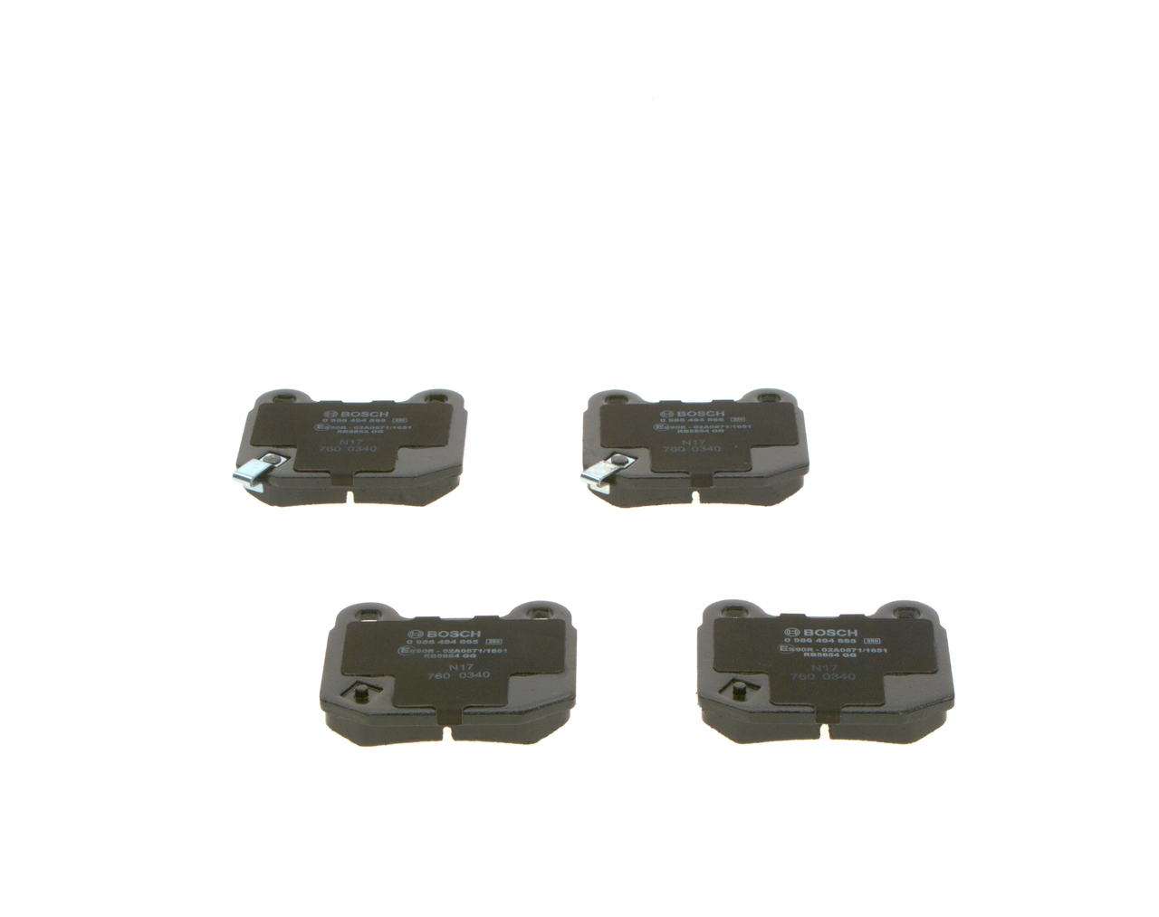 Set placute frana