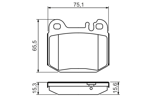 Set placute frana