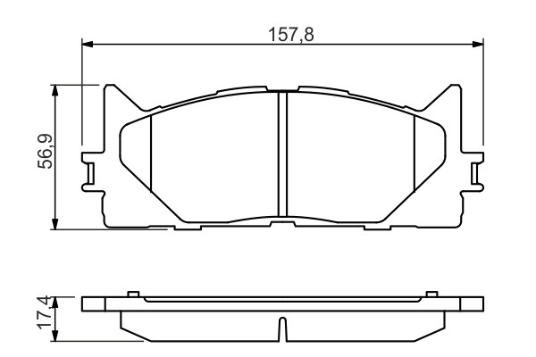 Set placute frana