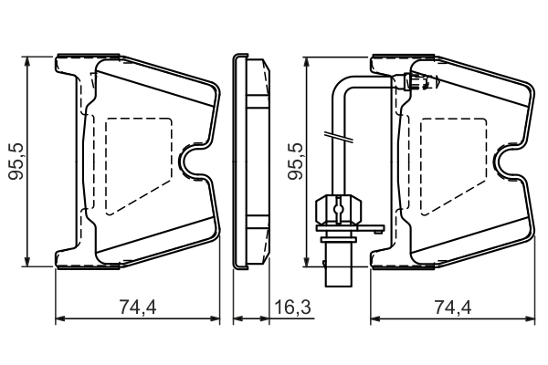 Set placute frana