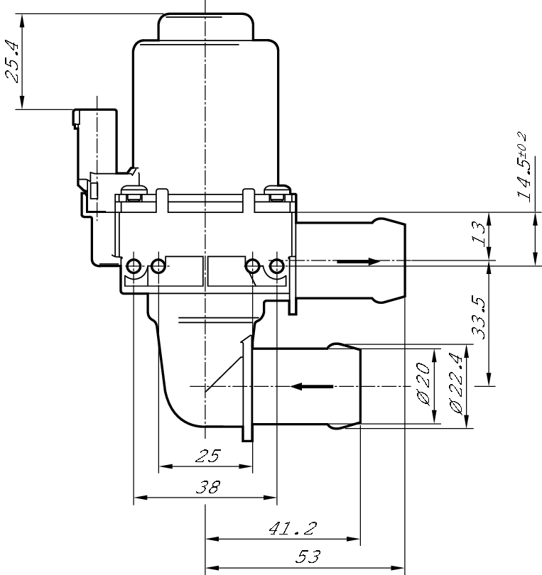 Supapa control agent frigorific