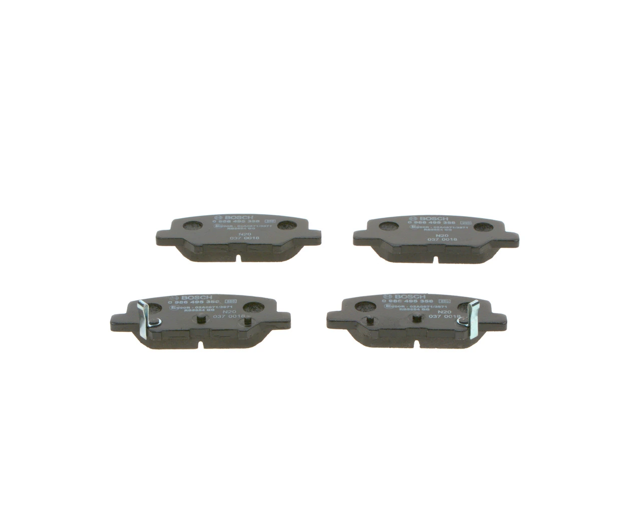 Set placute frana