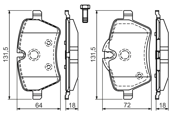 Set placute frana