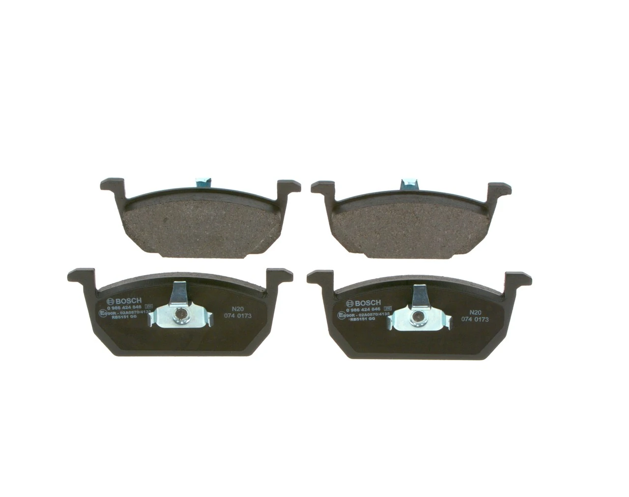 Set placute frana