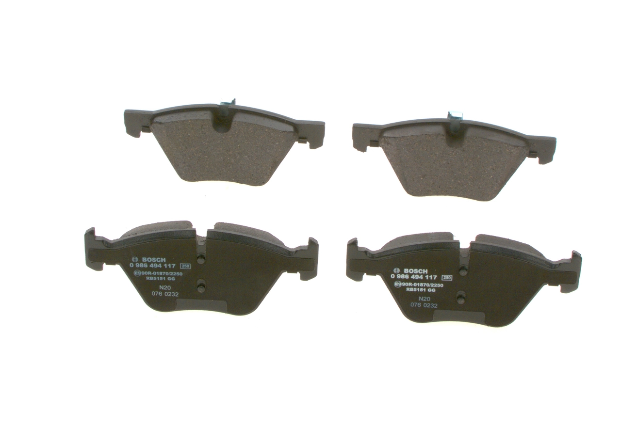 Set placute frana