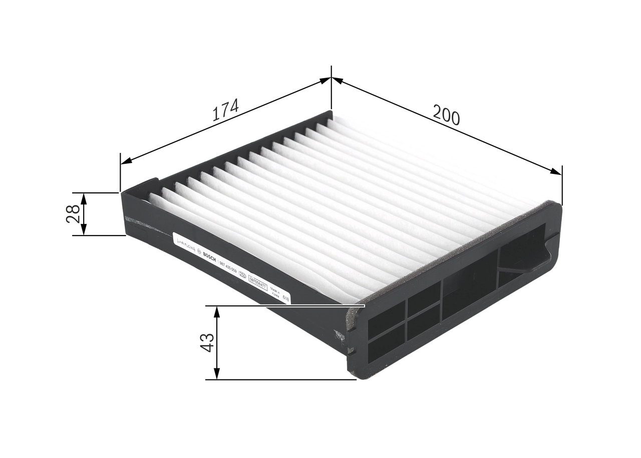 Filtru aer habitaclu