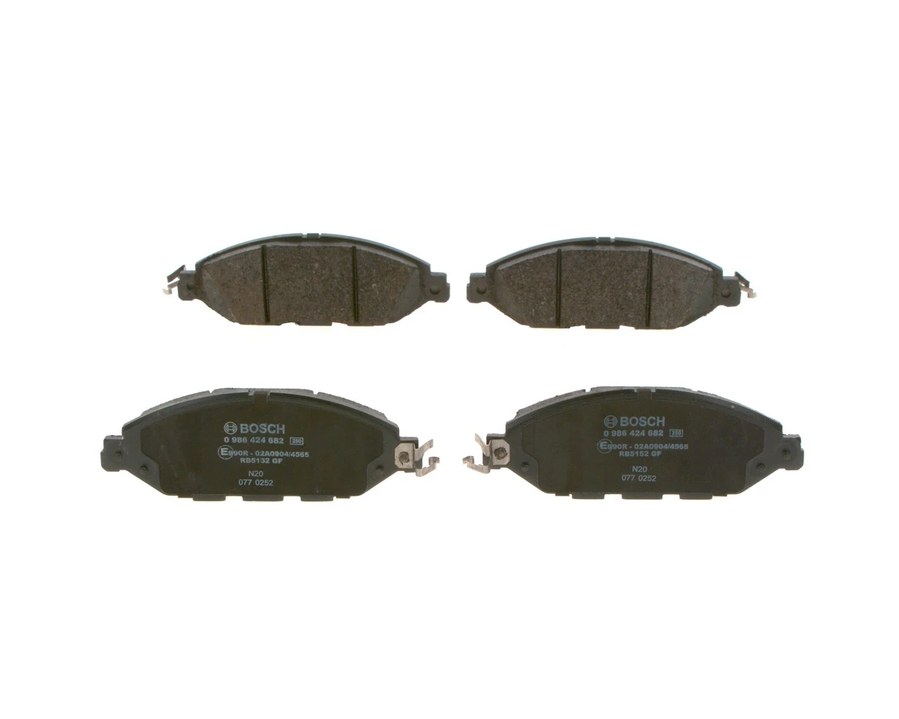 Set placute frana