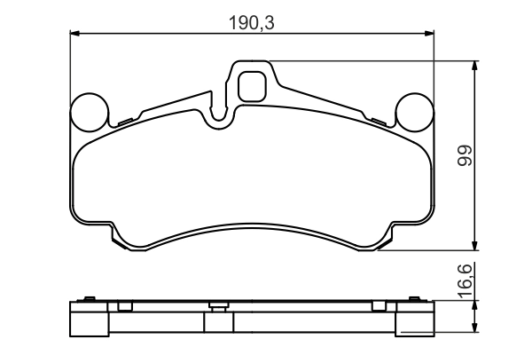 Set placute frana