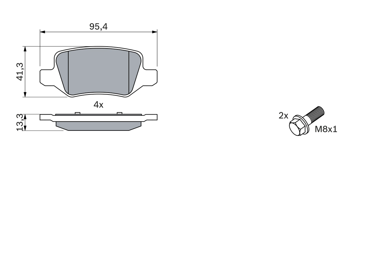 Set placute frana