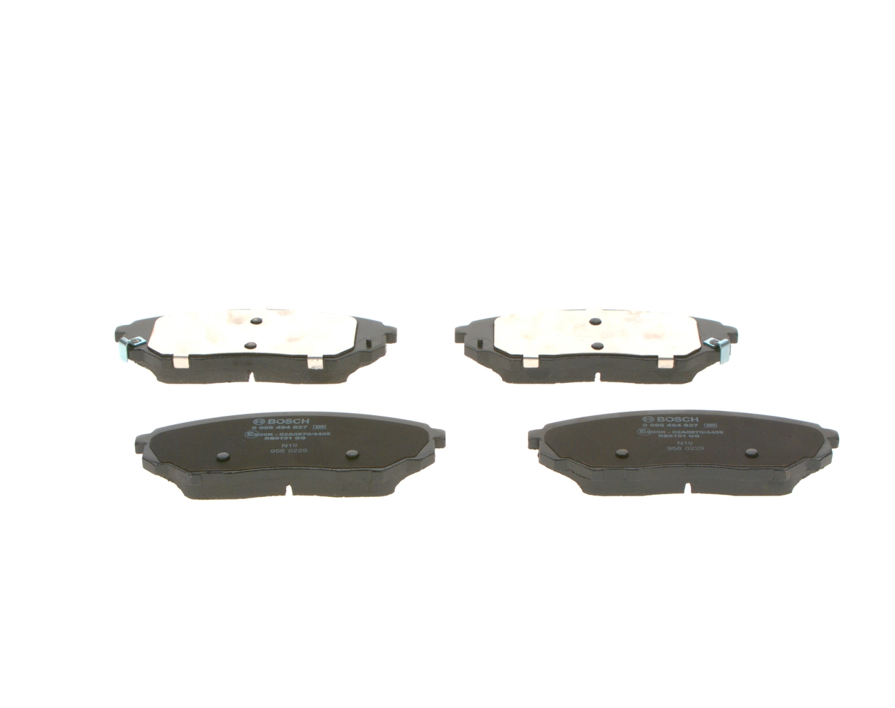 Set placute frana