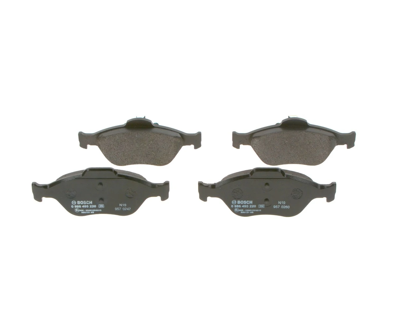 Set placute frana