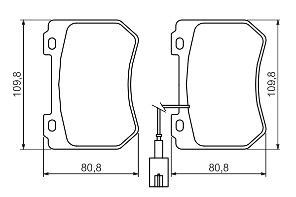 Set placute frana
