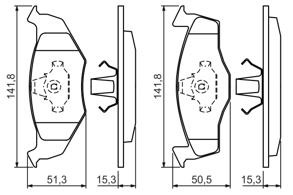 Set placute frana