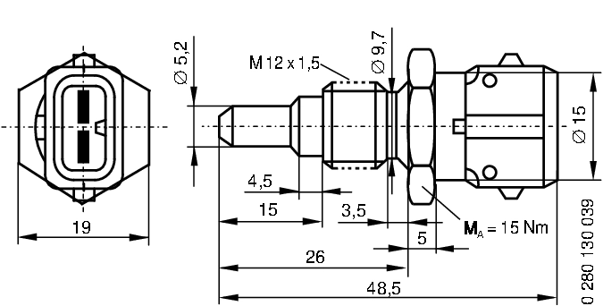 Senzor temperatura lichid racire