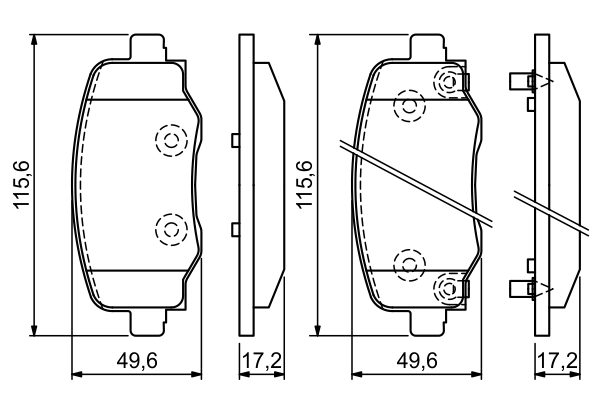 Set placute frana