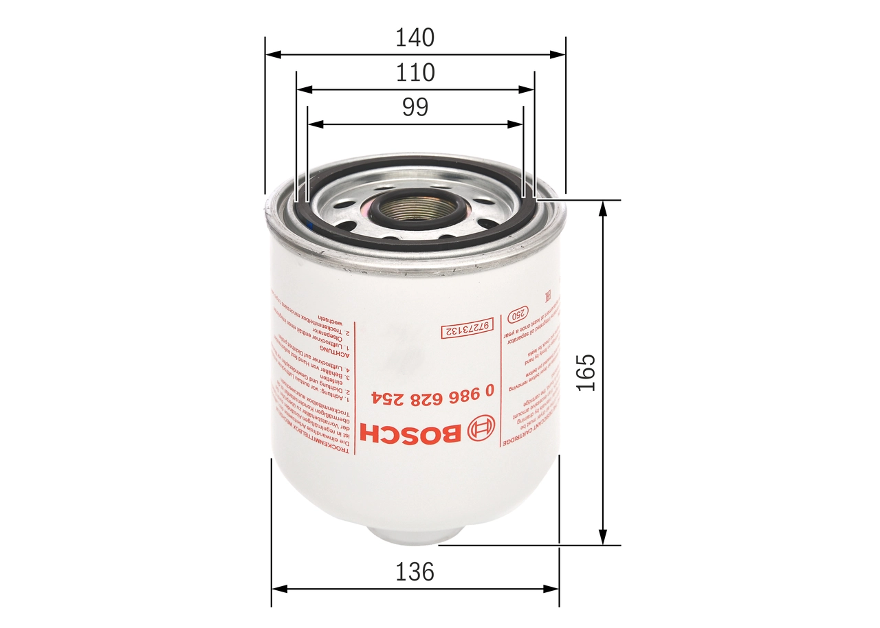 Element filtrant uscator aer compresor