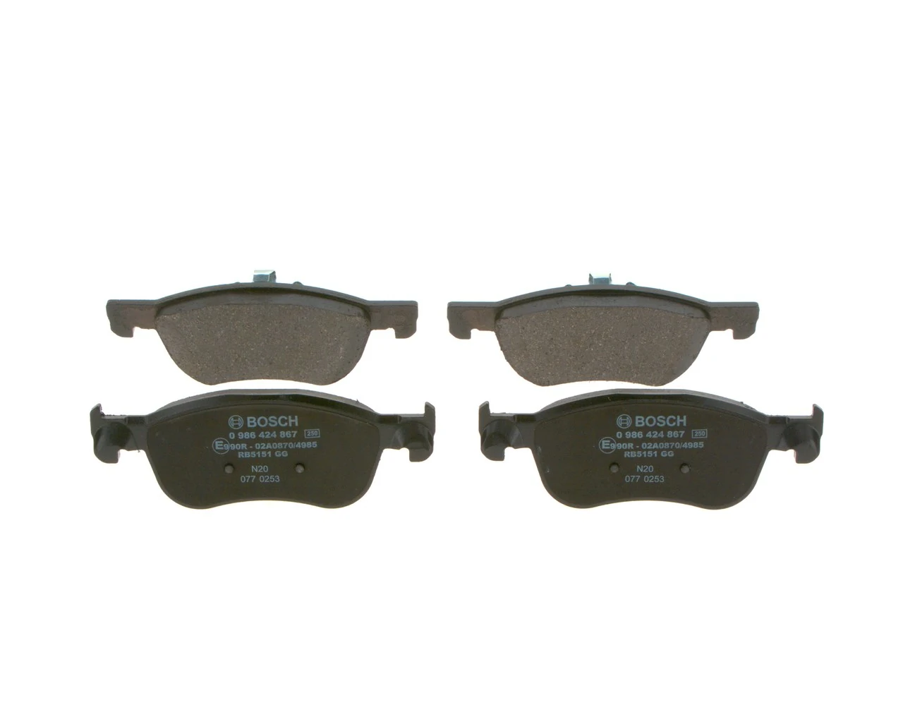 Set placute frana