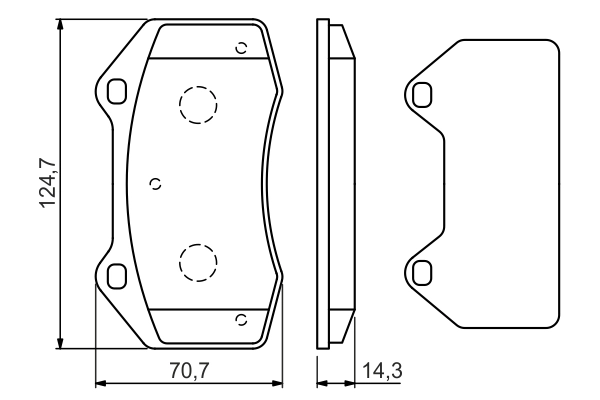 Set placute frana
