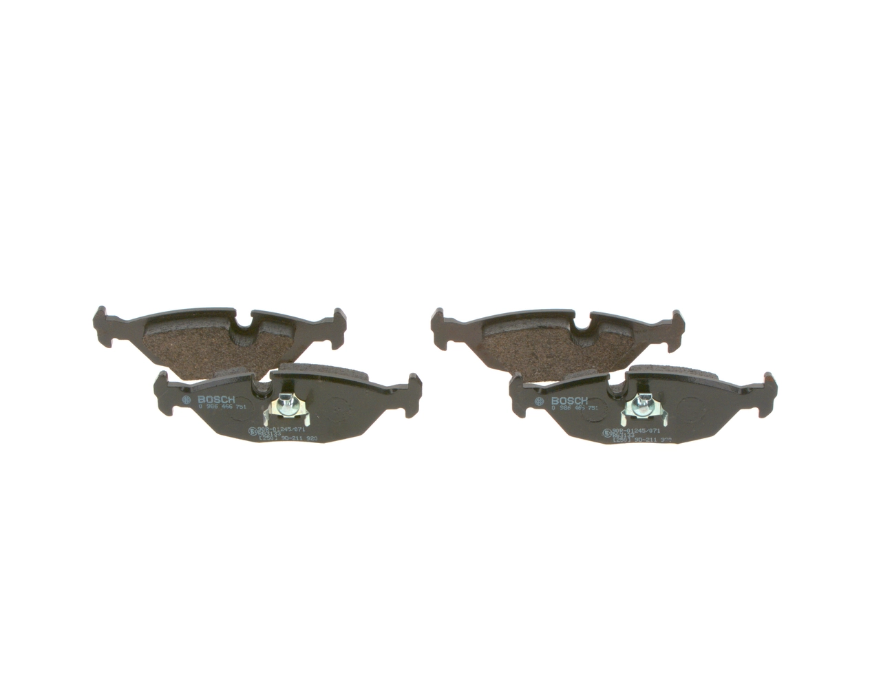 Set placute frana