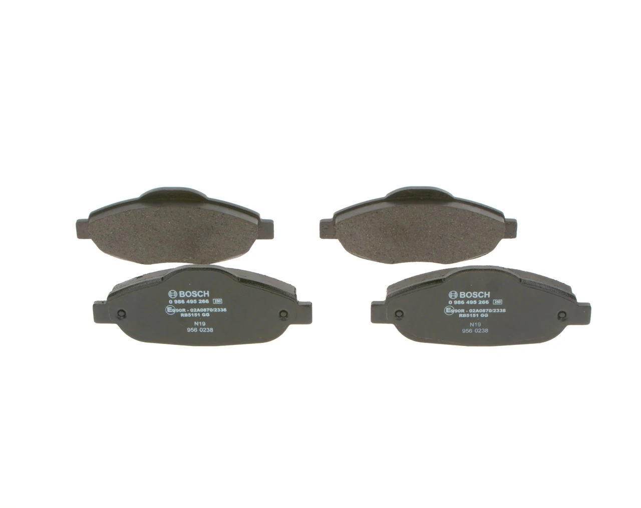 Set placute frana