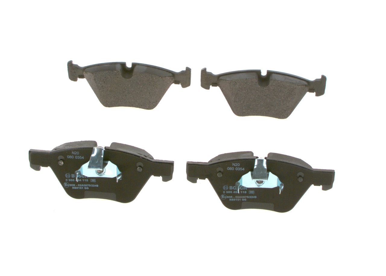Set placute frana