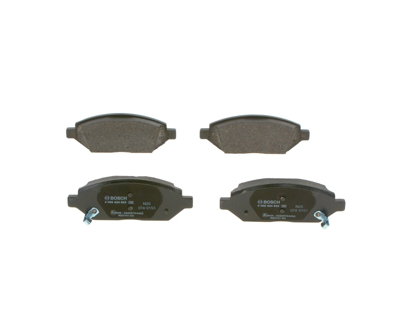 Set placute frana