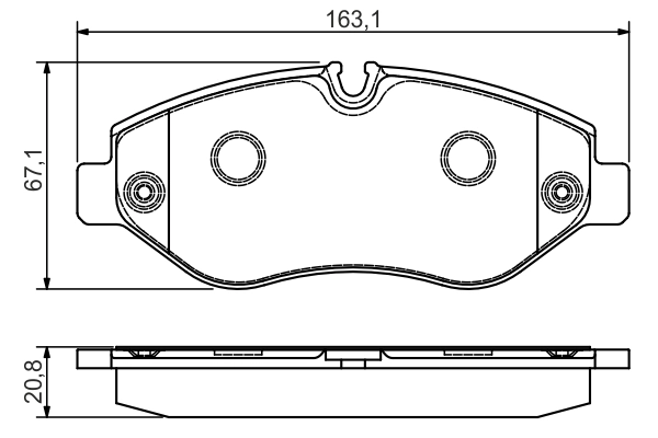 Set placute frana