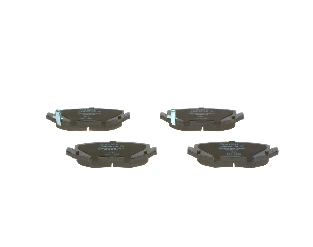 Set placute frana