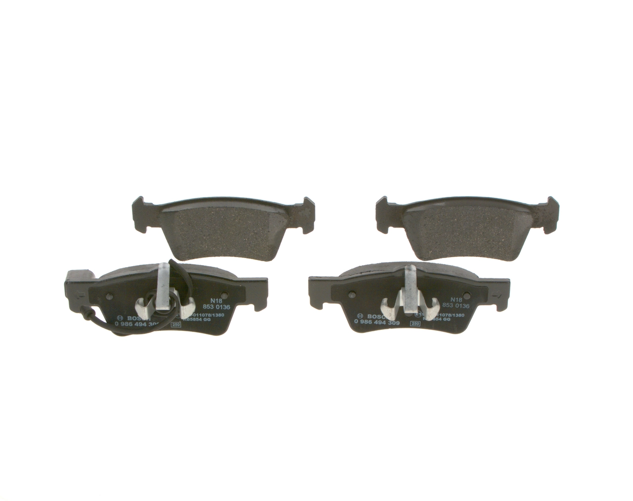 Set placute frana