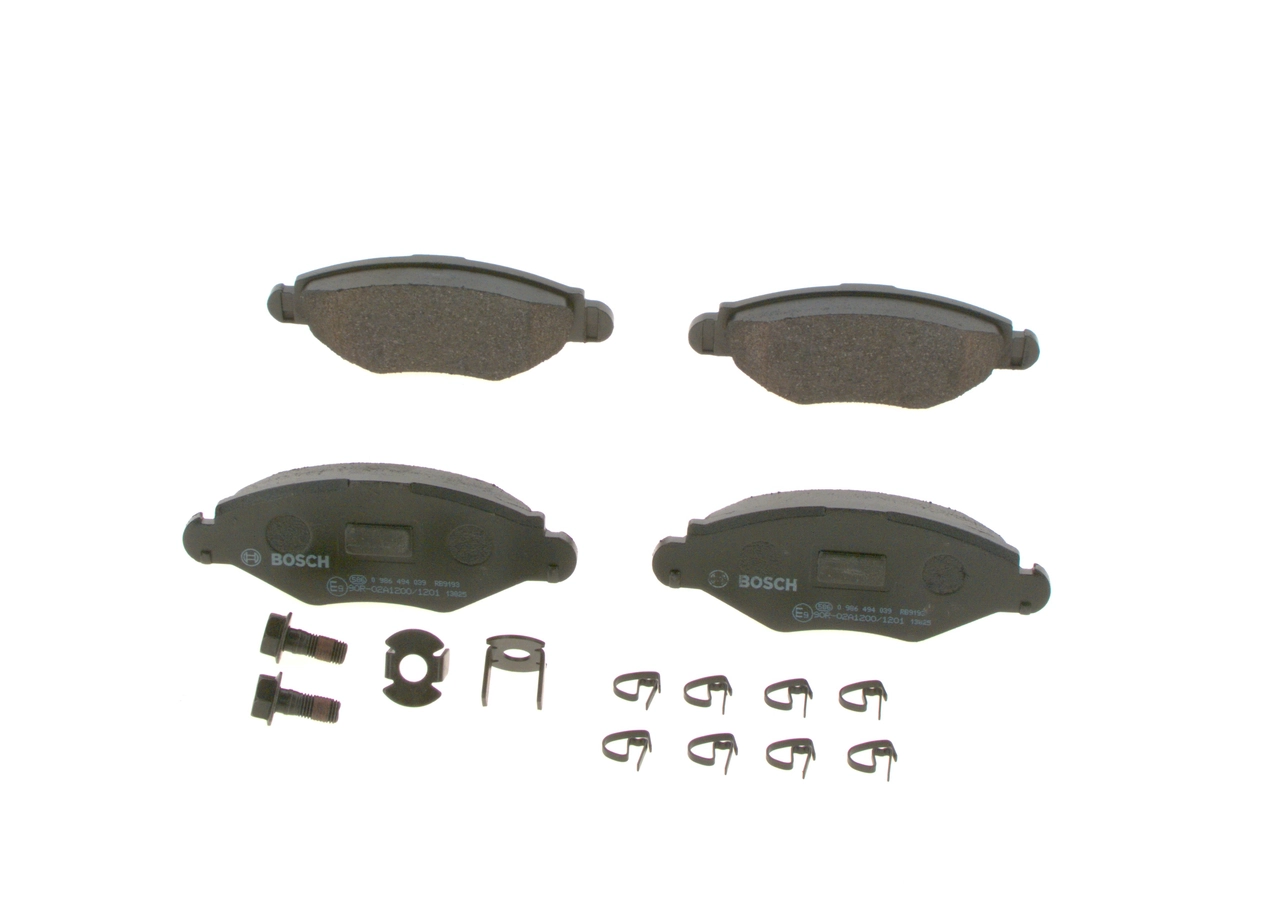 Set placute frana
