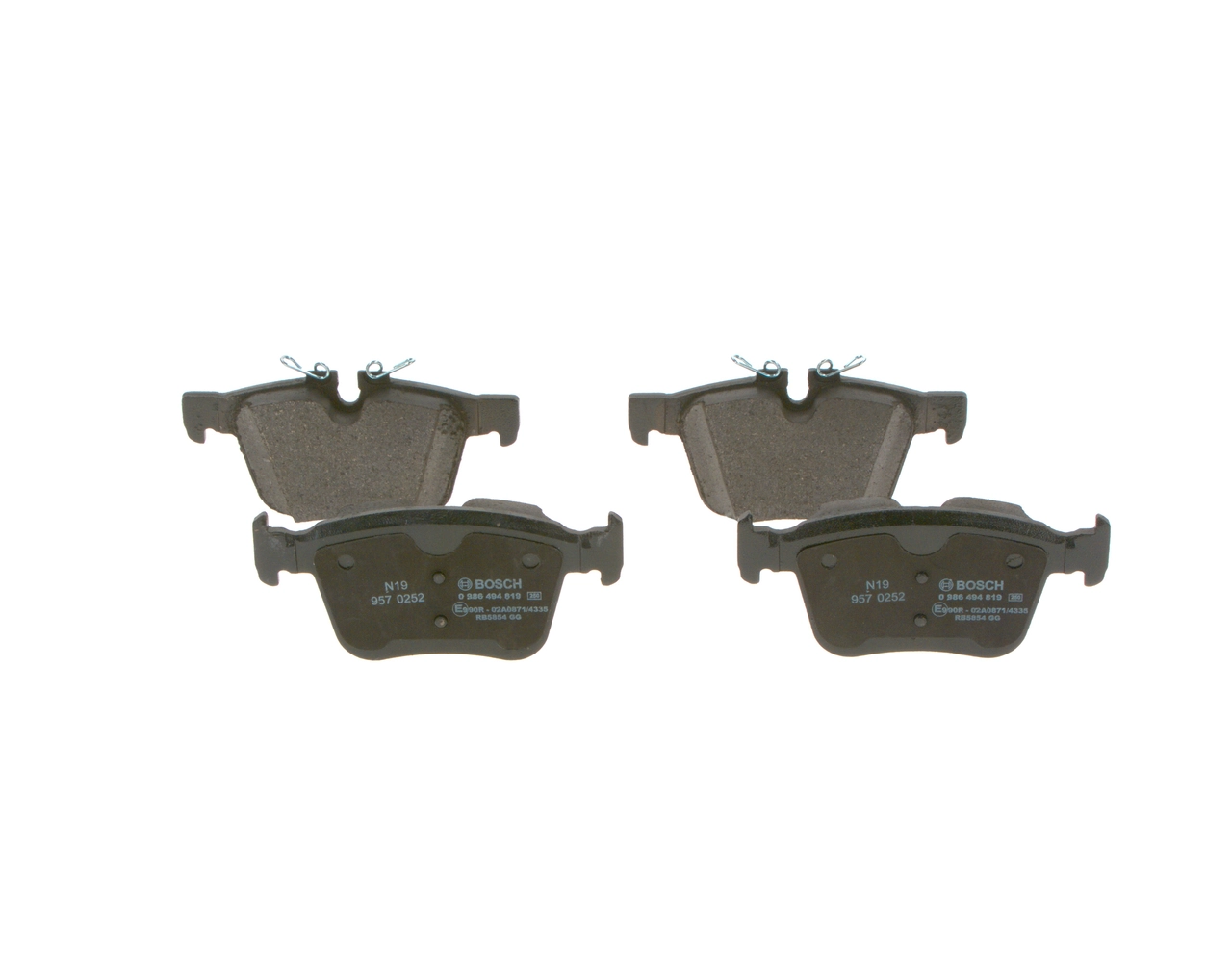 Set placute frana
