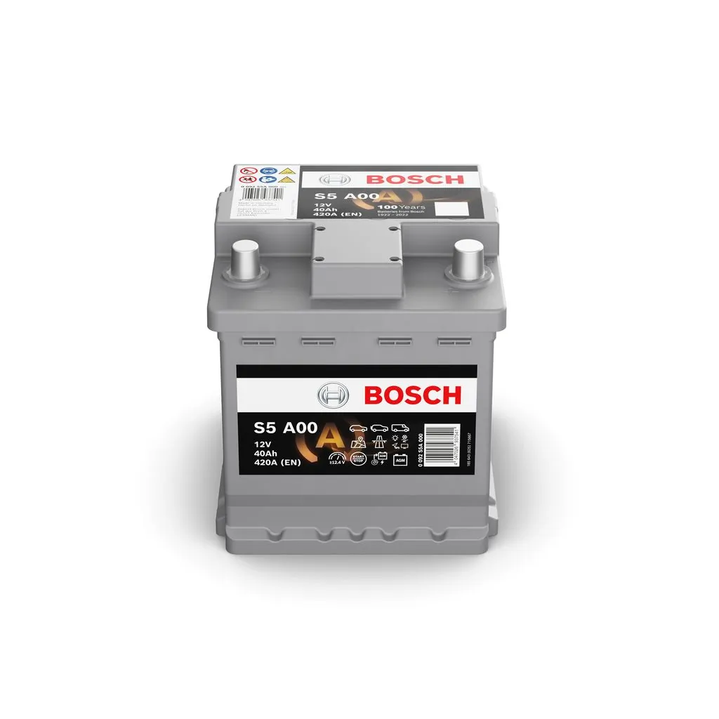 Baterie 12V 40Ah/420A L- 175x175x190 AGM