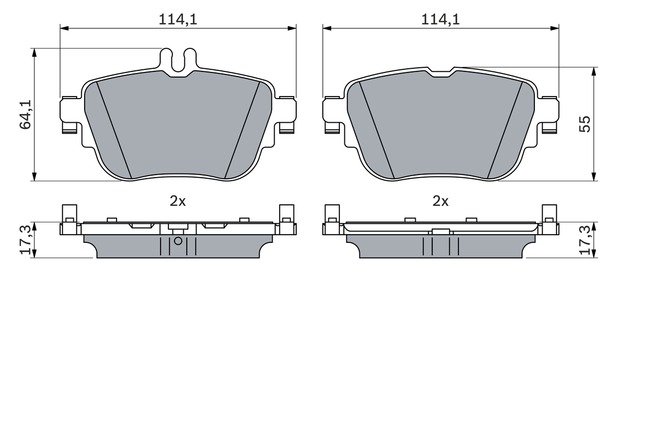 Set placute frana