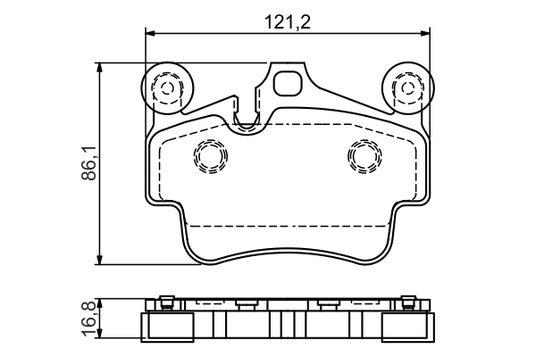 Set placute frana